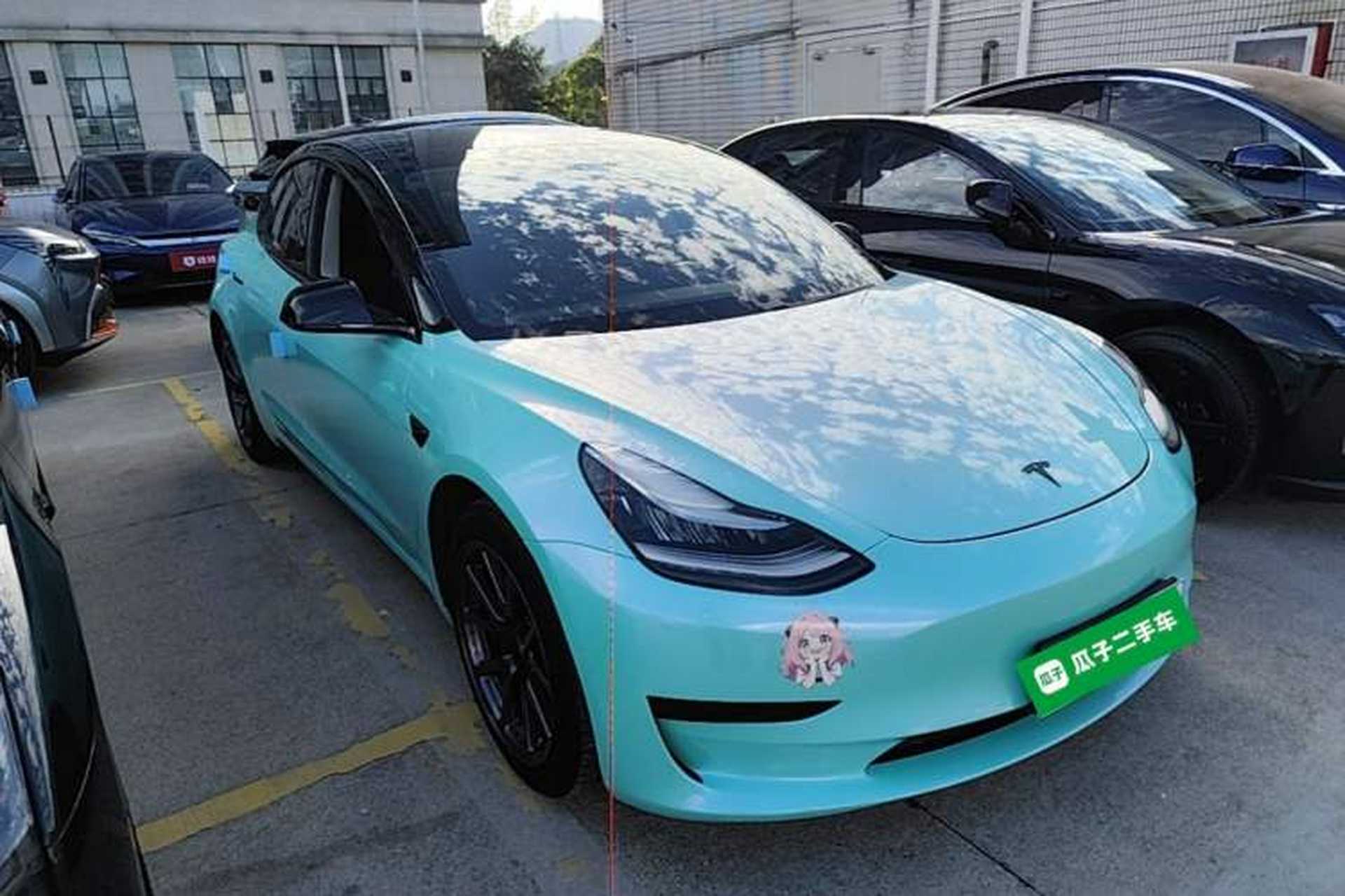 Used Tesla Model 3 2020 Standard Range Rear-Wheel Drive Upgraded Version Front Right 45 Deg