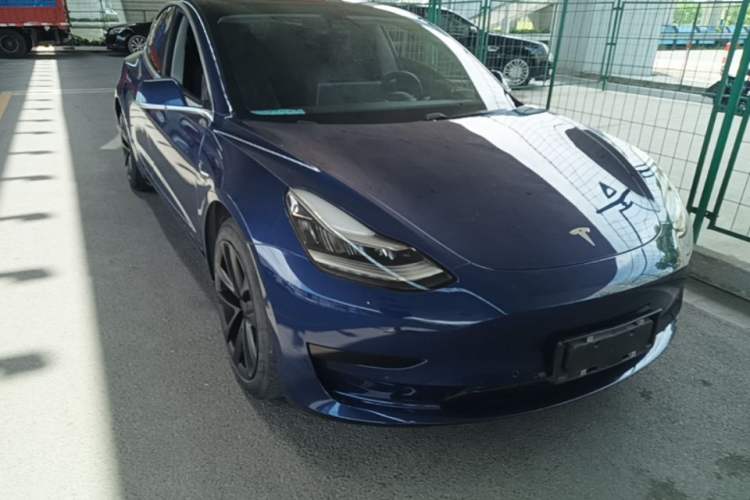 Used Tesla Model 3 2020 Standard Range Rear-Wheel Drive Upgraded Version Front Right 45 Deg