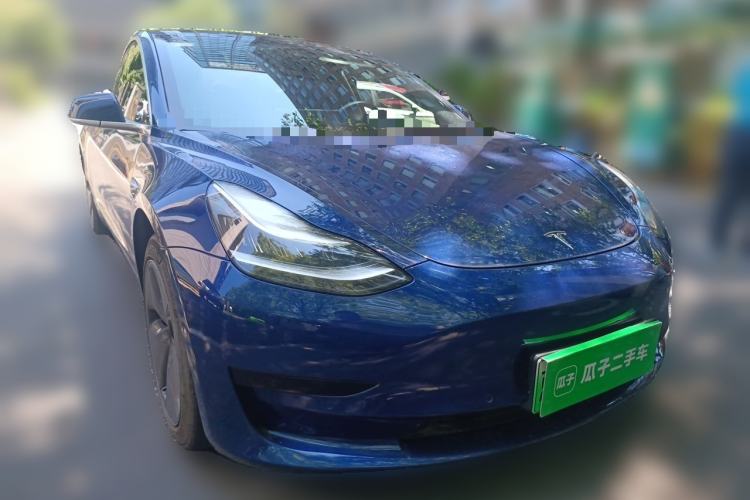 Used Tesla Model 3 2020 Standard Range Rear-Wheel Drive Upgraded Version Front Right 45 Deg