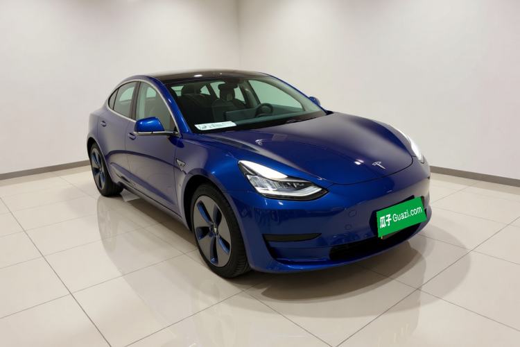 Used Tesla Model 3 2020 Standard Range Rear-Wheel Drive Upgraded Version Front Right 45 Deg