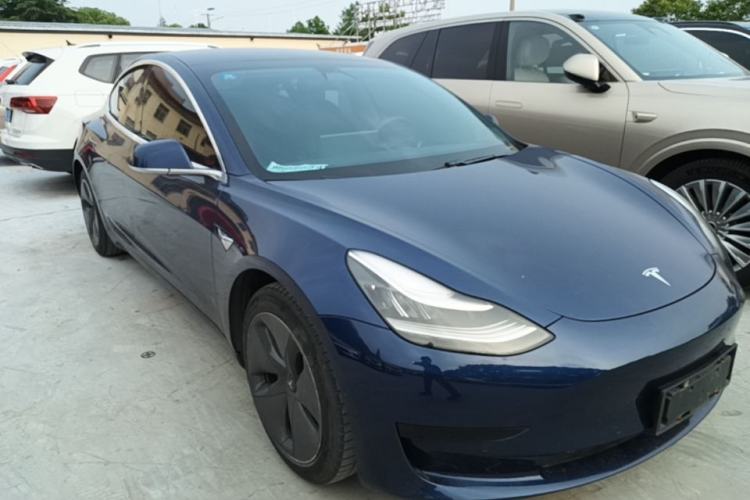 Used Tesla Model 3 2020 Standard Range Rear-Wheel Drive Upgraded Version Front Right 45 Deg