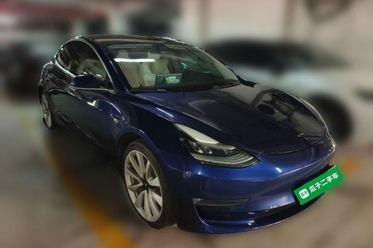 Used Tesla Model 3 2020 Refreshed Version Long-Range Rear-Wheel Drive Front Right 45 Deg