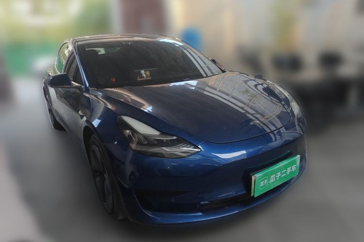 Used Tesla Model 3 2020 Standard Range Rear-Wheel Drive Upgraded Version Front Right 45 Deg