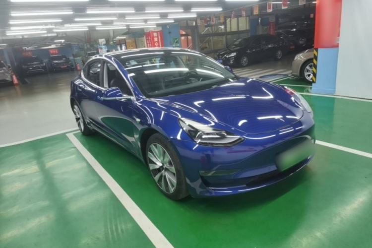 Used Tesla Model 3 2020 Refreshed Version Long-Range Rear-Wheel Drive Front Right 45 Deg
