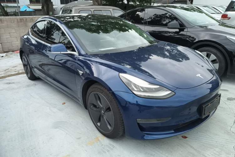 Used Tesla Model 3 2020 Refreshed Version Long-Range Rear-Wheel Drive Front Right 45 Deg