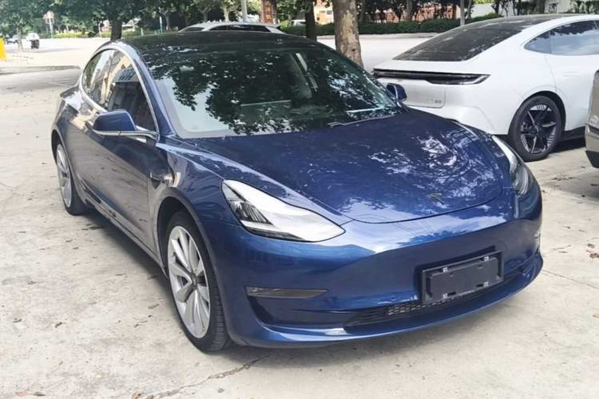 Used Tesla Model 3 2020 Refreshed Version Long-Range Rear-Wheel Drive Front Right 45 Deg