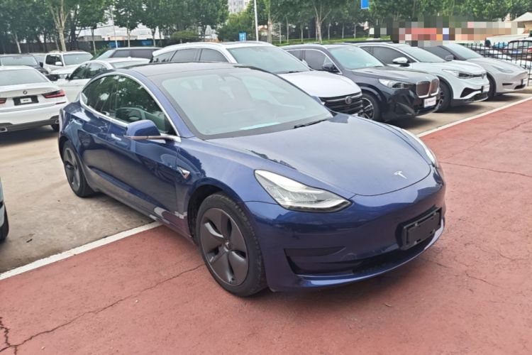 Used Tesla Model 3 2020 Standard Range Rear-Wheel Drive Upgraded Version Front Right 45 Deg