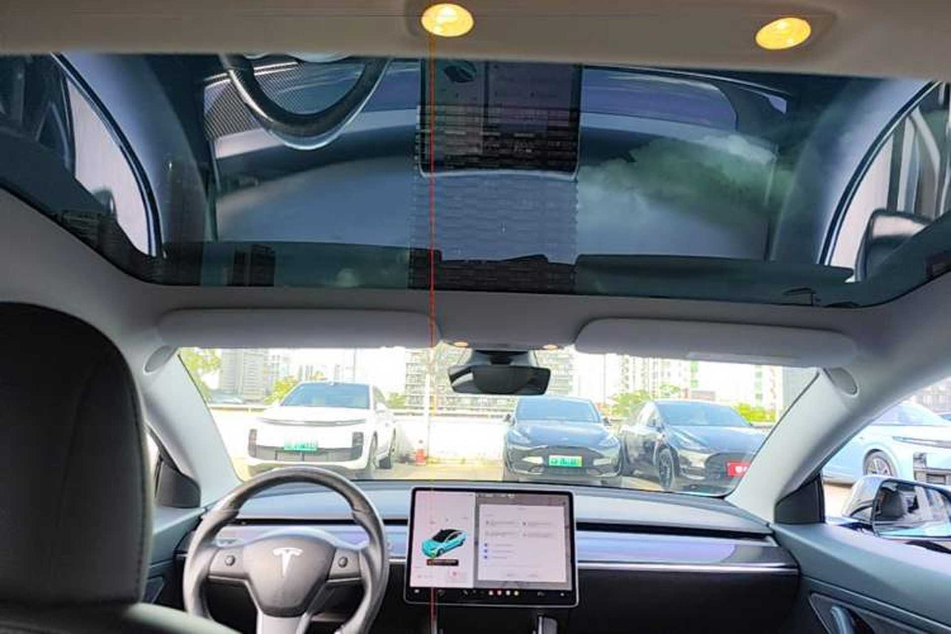 Used Tesla Model 3 2020 Standard Range Rear-Wheel Drive Upgraded Version Headliner