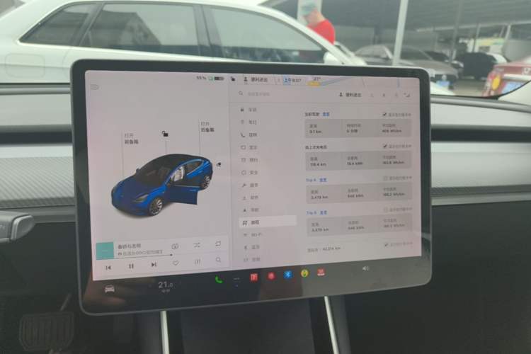 Used Tesla Model 3 2020 Refreshed Version Long-Range Rear-Wheel Drive Instrument Cluster