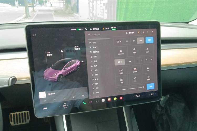 Used Tesla Model 3 2020 Revised Version Standard Range Rear-Wheel Drive – Upgraded Edition Instrument Cluster