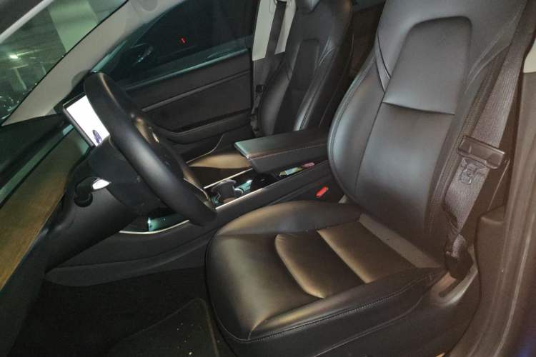 Used Tesla Model 3 2020 Long-Range Rear-Wheel-Drive Version Left Front Seat