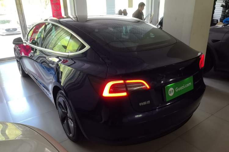 Used Tesla Model 3 2020 Revised Version Standard Range Rear-Wheel Drive – Upgraded Edition Rear Left 45 Deg
