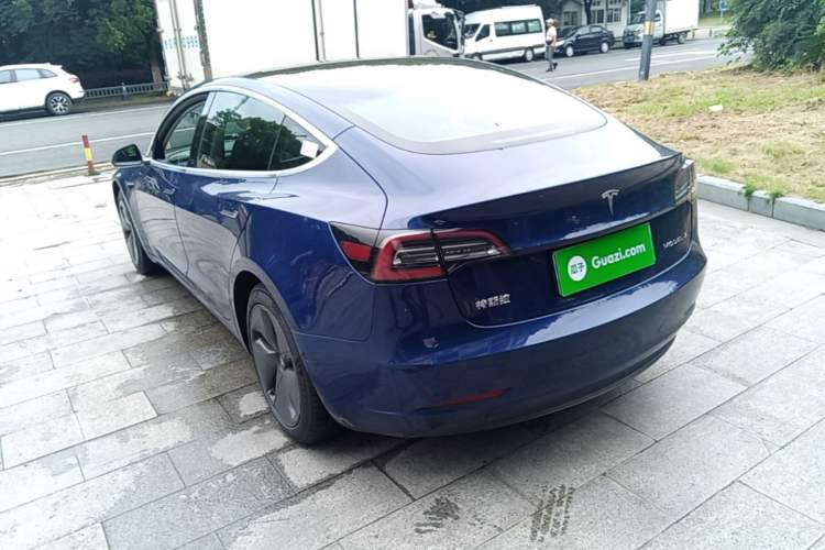 Used Tesla Model 3 2020 Revised Version Standard Range Rear-Wheel Drive – Upgraded Edition Rear Left 45 Deg