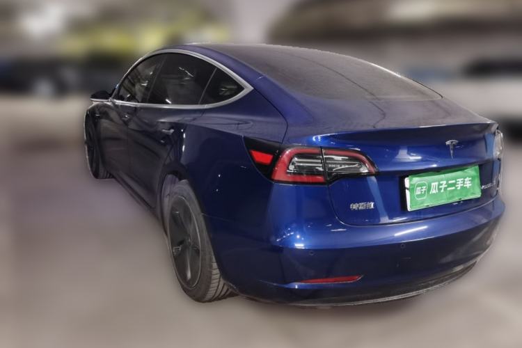 Used Tesla Model 3 2020 Standard Range Rear-Wheel Drive Upgraded Version Rear Left 45 Deg