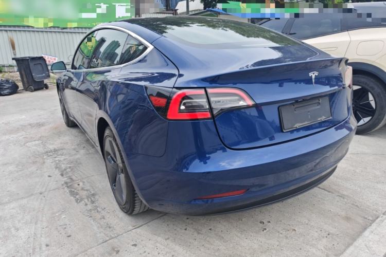 Used Tesla Model 3 2020 Refreshed Version Long-Range Rear-Wheel Drive Rear Left 45 Deg
