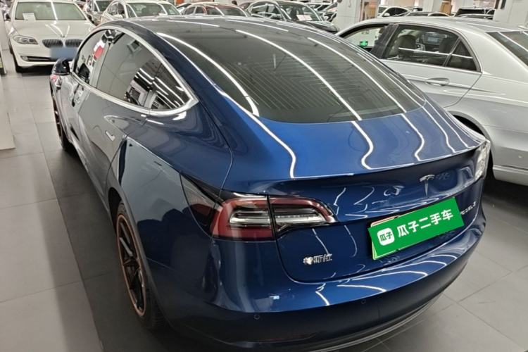 Used Tesla Model 3 2020 Standard Range Rear-Wheel Drive Upgraded Version Rear Left 45 Deg
