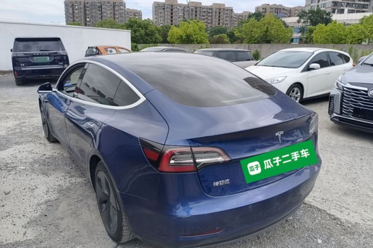 Used Tesla Model 3 2020 Standard Range Rear-Wheel Drive Upgraded Version Rear Left 45 Deg