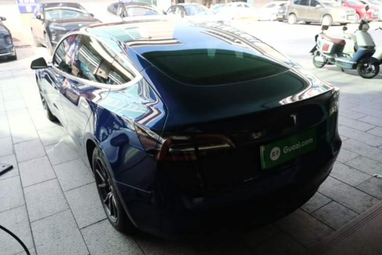 Used Tesla Model 3 2020 Standard Range Rear-Wheel Drive Upgraded Version Rear Left 45 Deg