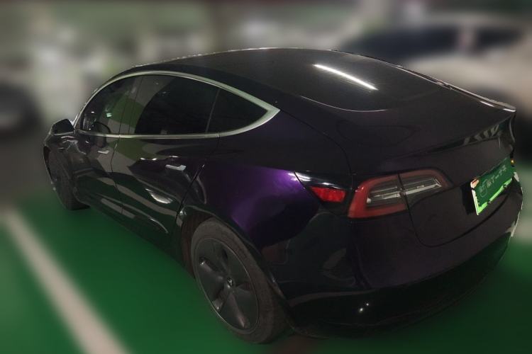 Used Tesla Model 3 2020 Standard Range Rear-Wheel Drive Upgraded Version Rear Left 45 Deg