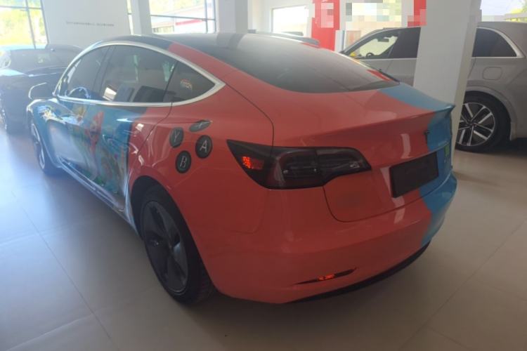 Used Tesla Model 3 2020 Refreshed Version Long-Range Rear-Wheel Drive Rear Left 45 Deg