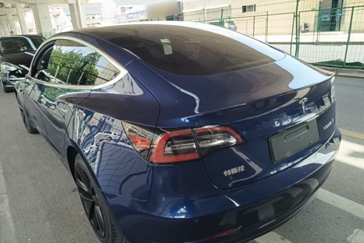 Used Tesla Model 3 2020 Standard Range Rear-Wheel Drive Upgraded Version Rear Left 45 Deg