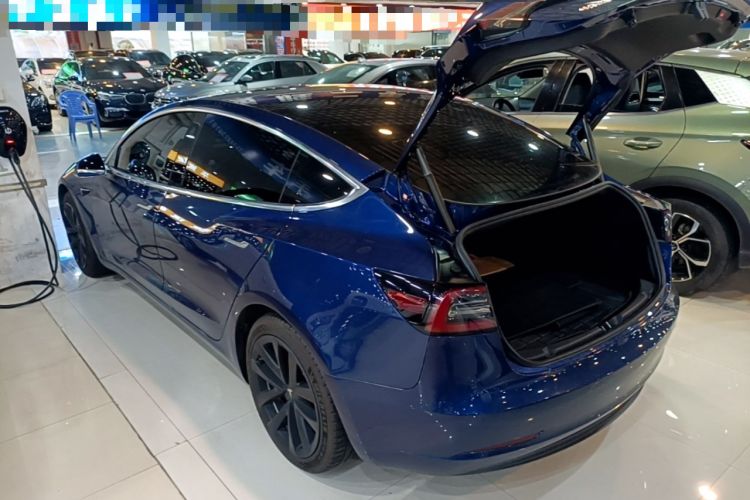 Used Tesla Model 3 2020 Refreshed Version Long-Range Rear-Wheel Drive Rear Left 45 Deg