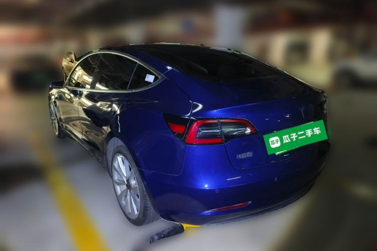 Used Tesla Model 3 2020 Refreshed Version Long-Range Rear-Wheel Drive Rear Left 45 Deg