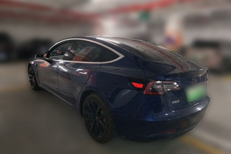 Used Tesla Model 3 2020 Refreshed Version Long-Range Rear-Wheel Drive Rear Left 45 Deg
