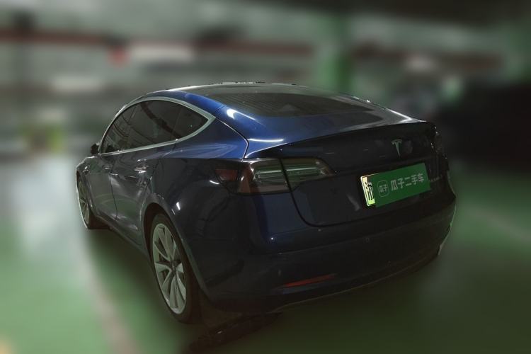 Used Tesla Model 3 2020 Refreshed Version Long-Range Rear-Wheel Drive Rear Left 45 Deg