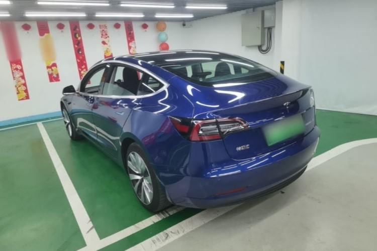 Used Tesla Model 3 2020 Refreshed Version Long-Range Rear-Wheel Drive Rear Left 45 Deg
