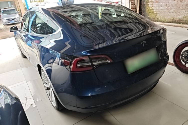 Used Tesla Model 3 2020 Standard Range Rear-Wheel Drive Upgraded Version Rear Left 45 Deg