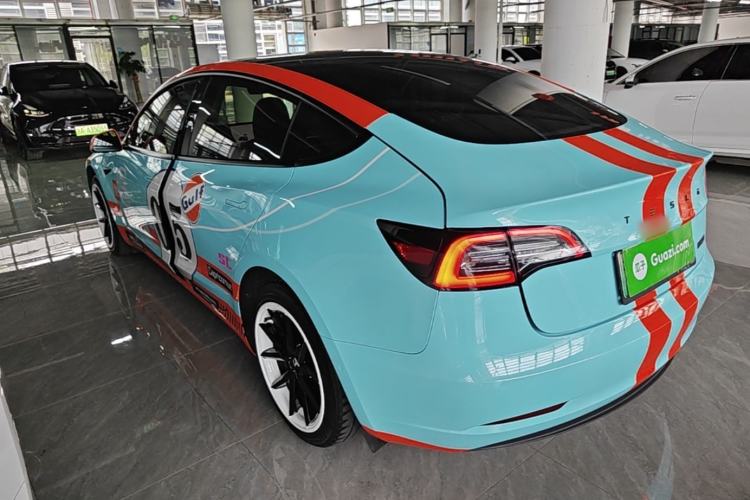 Used Tesla Model 3 2020 Revised Version Standard Range Rear-Wheel Drive – Upgraded Edition Rear Left 45 Deg