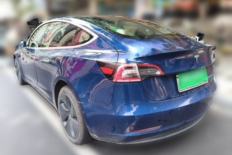 Used Tesla Model 3 2020 Refreshed Version Long-Range Rear-Wheel Drive Rear Left 45 Deg