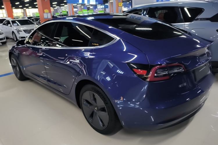 Used Tesla Model 3 2020 Revised Version Standard Range Rear-Wheel Drive – Upgraded Edition Rear Left 45 Deg