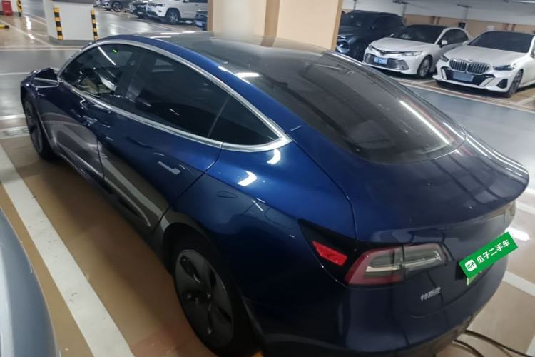 Used Tesla Model 3 2020 Refreshed Version Long-Range Rear-Wheel Drive Rear Left 45 Deg