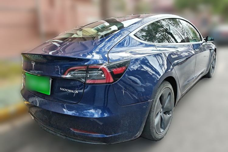 Used Tesla Model 3 2020 Standard Range Rear-Wheel Drive Upgraded Version Rear Right 45 Deg