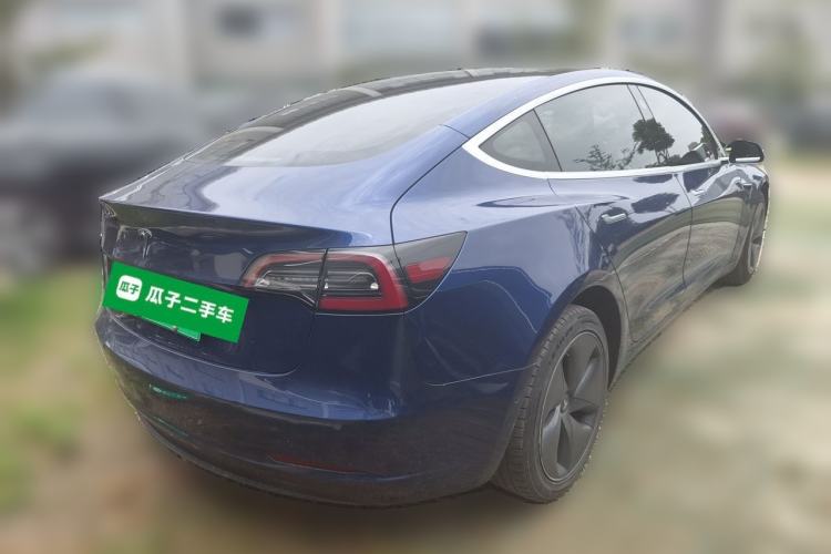 Used Tesla Model 3 2020 Standard Range Rear-Wheel Drive Upgraded Version Rear Right 45 Deg