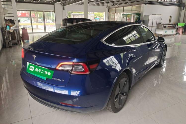 Used Tesla Model 3 2020 Revised Version Standard Range Rear-Wheel Drive – Upgraded Edition Rear Right 45 Deg