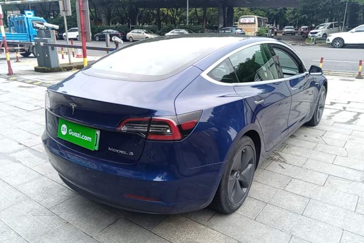 Used Tesla Model 3 2020 Revised Version Standard Range Rear-Wheel Drive – Upgraded Edition Rear Right 45 Deg