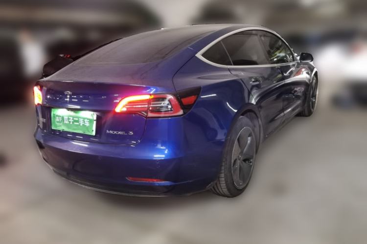 Used Tesla Model 3 2020 Standard Range Rear-Wheel Drive Upgraded Version Rear Right 45 Deg