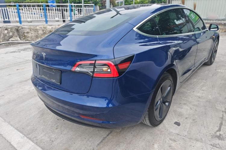 Used Tesla Model 3 2020 Refreshed Version Long-Range Rear-Wheel Drive Rear Right 45 Deg