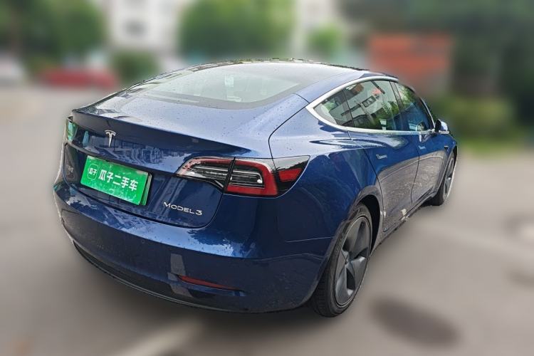 Used Tesla Model 3 2020 Standard Range Rear-Wheel Drive Upgraded Version Rear Right 45 Deg