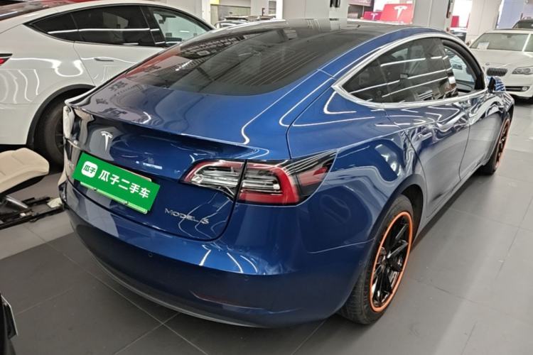 Used Tesla Model 3 2020 Standard Range Rear-Wheel Drive Upgraded Version Rear Right 45 Deg
