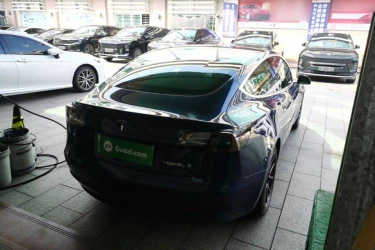 Used Tesla Model 3 2020 Standard Range Rear-Wheel Drive Upgraded Version Rear Right 45 Deg