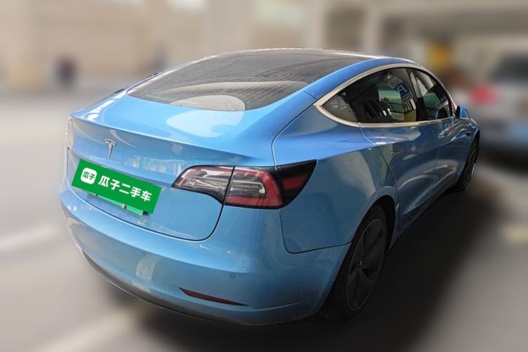 Used Tesla Model 3 2020 Standard Range Rear-Wheel Drive Upgraded Version Rear Right 45 Deg