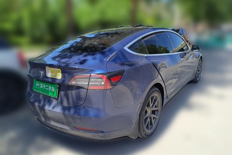 Used Tesla Model 3 2020 Standard Range Rear-Wheel Drive Upgraded Version Rear Right 45 Deg