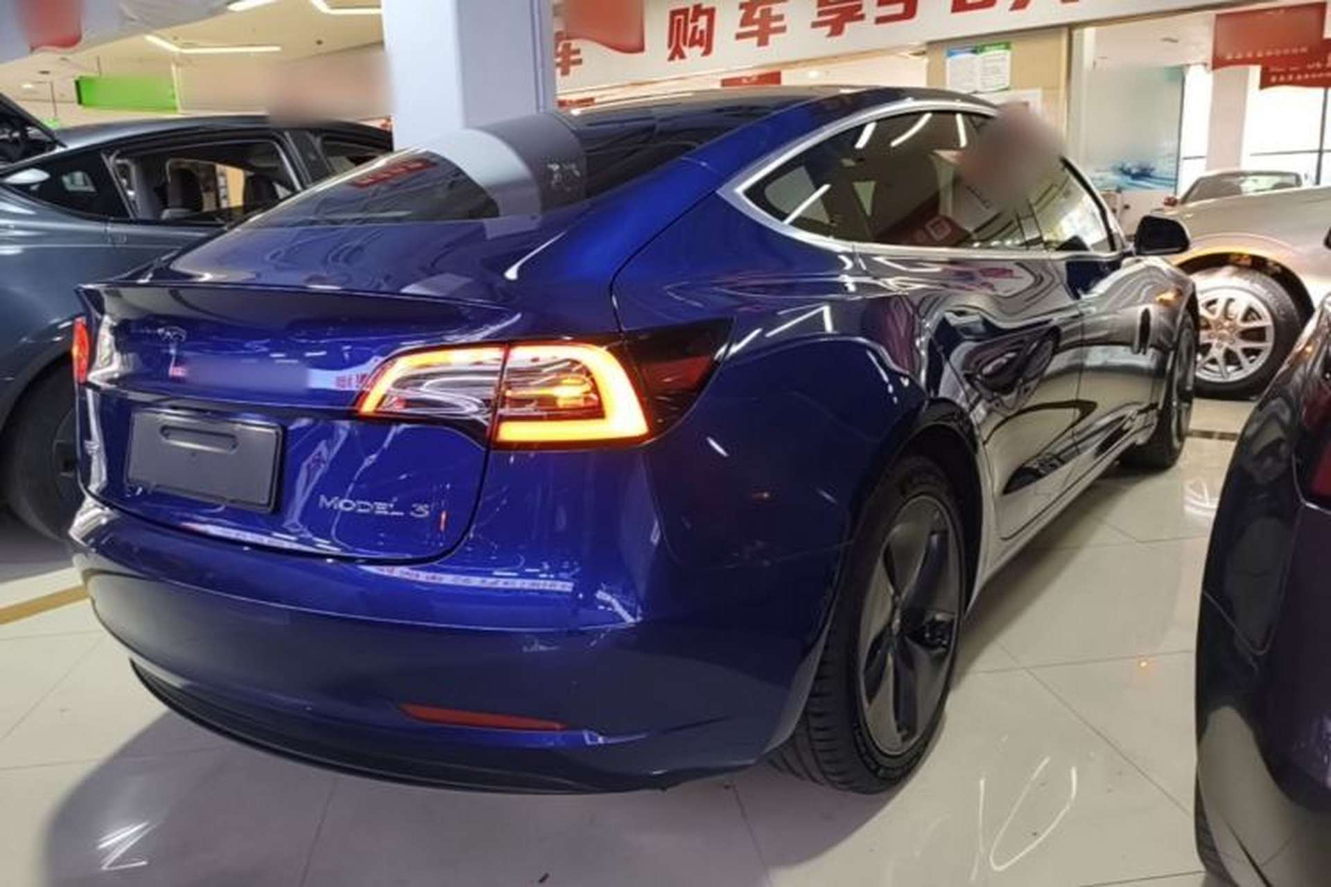Used Tesla Model 3 2020 Standard Range Rear-Wheel Drive Upgraded Version Rear Right 45 Deg