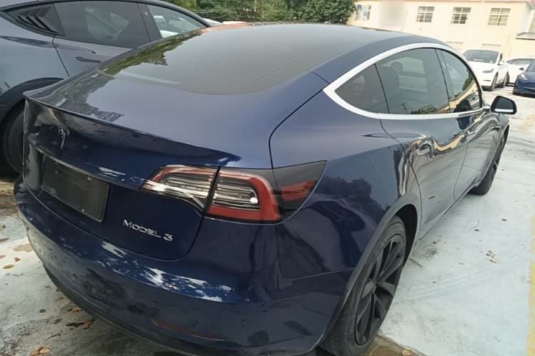 Used Tesla Model 3 2020 Standard Range Rear-Wheel Drive Upgraded Version Rear Right 45 Deg