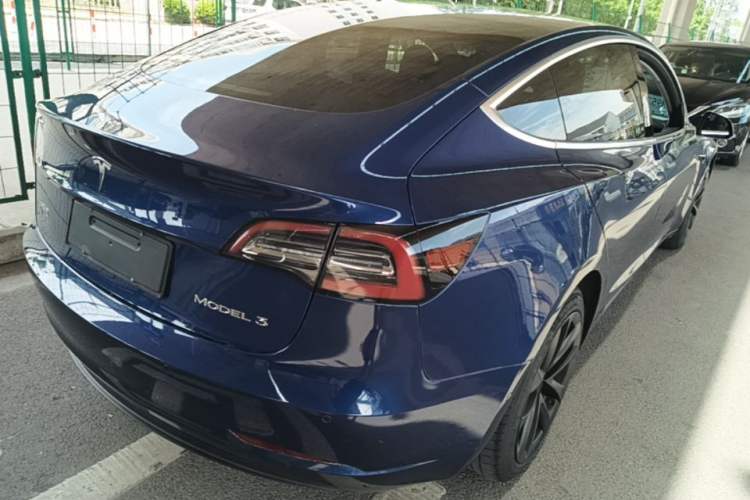 Used Tesla Model 3 2020 Standard Range Rear-Wheel Drive Upgraded Version Rear Right 45 Deg