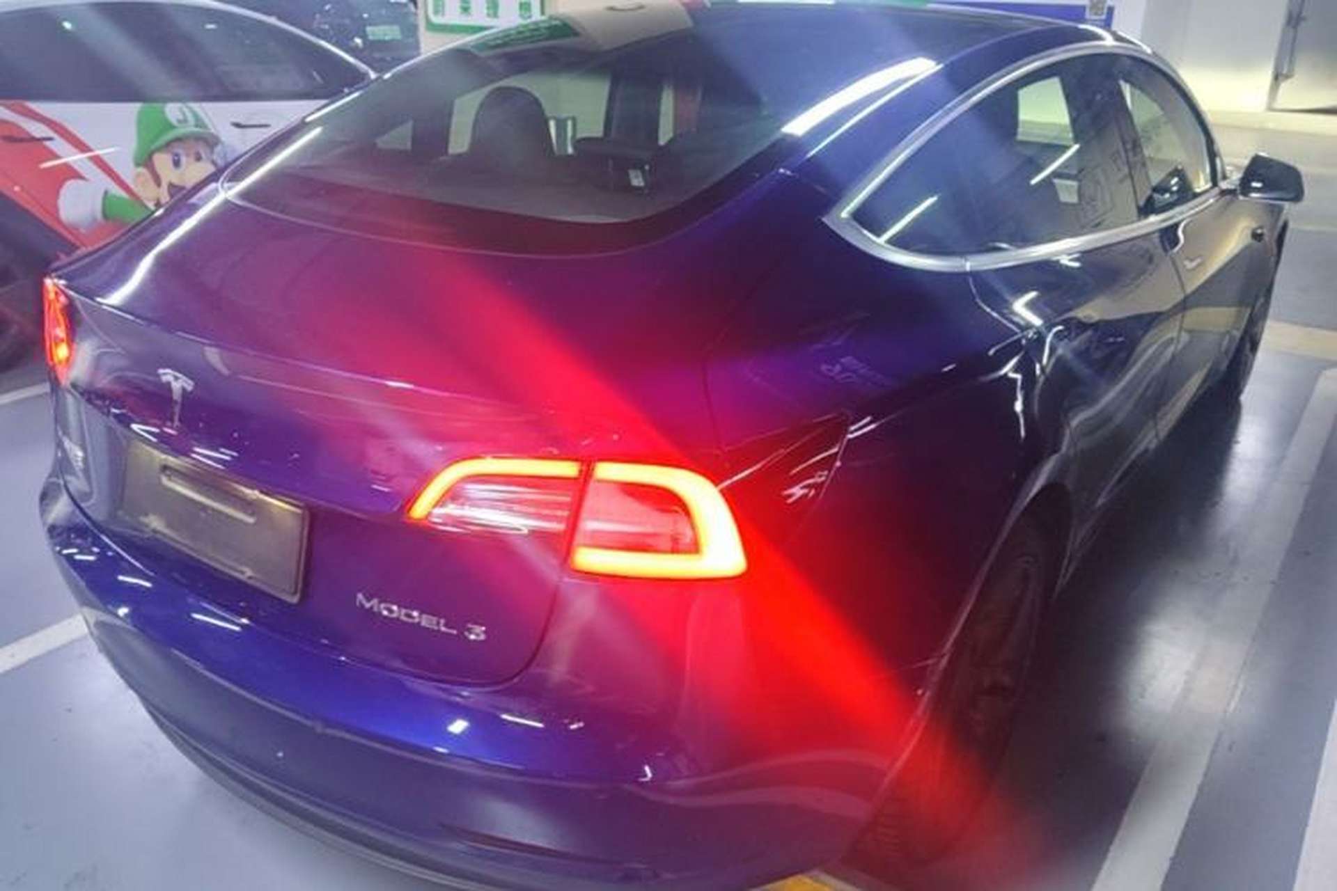 Used Tesla Model 3 2020 Refreshed Version Long-Range Rear-Wheel Drive Rear Right 45 Deg